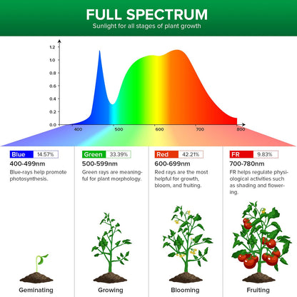 Bright White LED Plant Grow Bulb