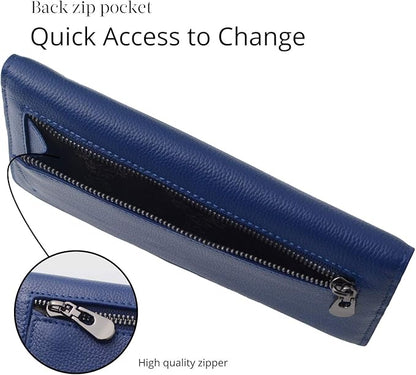 Slim Protective Leather Wallet Card Holder
