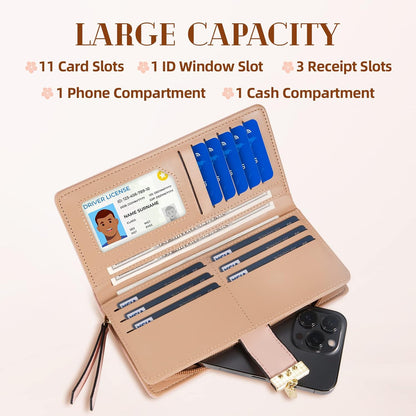 Fashionable Ladies Leather Purse Wallet