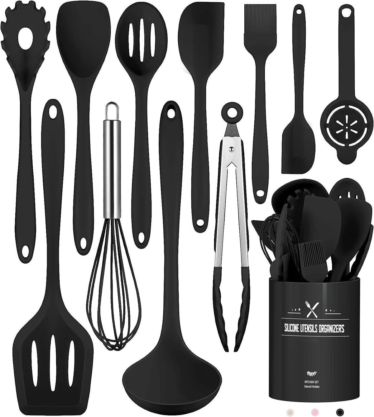 Non-Stick Silicone Cooking Utensil Set