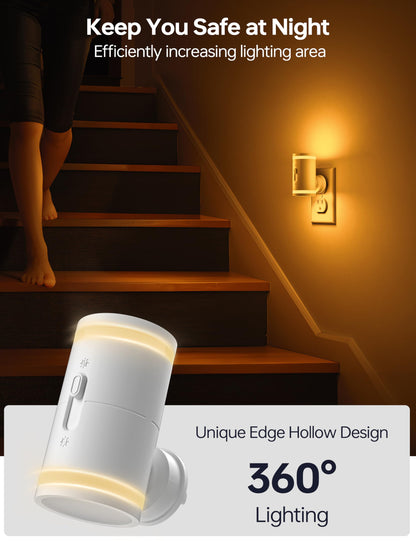 Automatic LED Plug-in Nightlights – 2 Pack