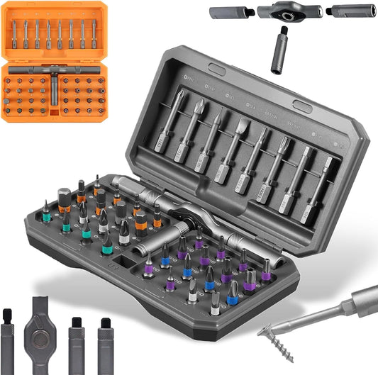 Ultimate 42-Piece Screwdriver Kit with Magnetic Handle - Cofik
