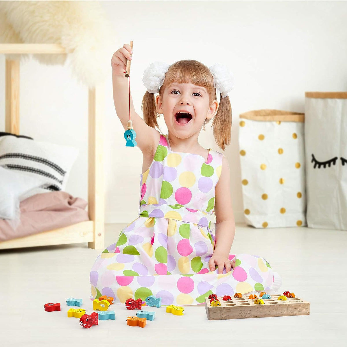 Fun Wooden Fishing Toy Set for Kids