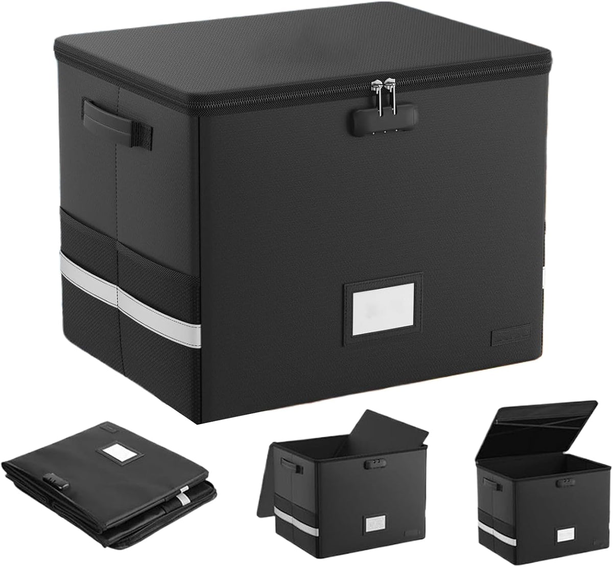 Durable Vinyl Record Storage Box – Waterproof Protector Case - Cofik