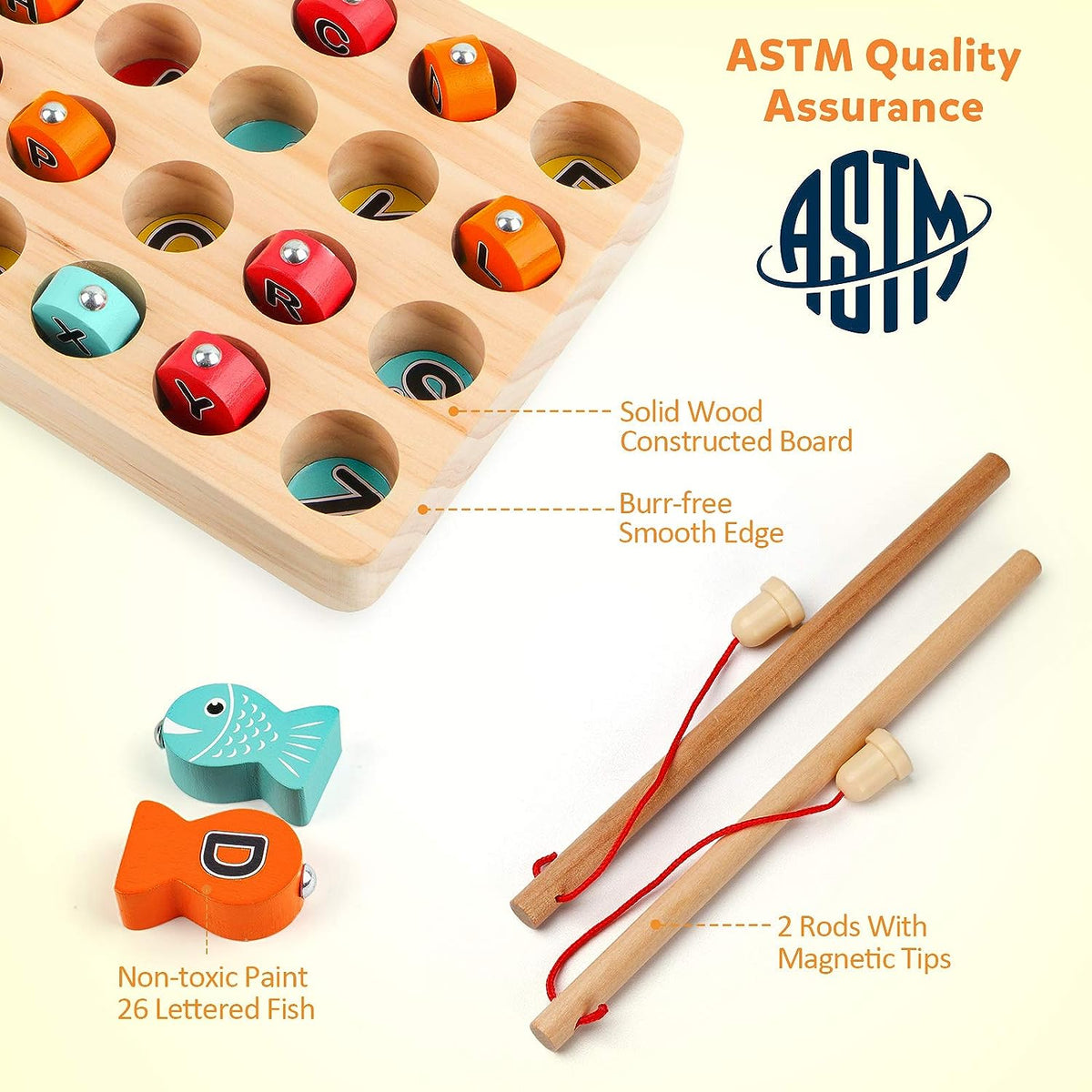 Fun Wooden Fishing Toy Set for Kids