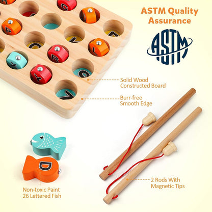 Fun Wooden Fishing Toy Set for Kids