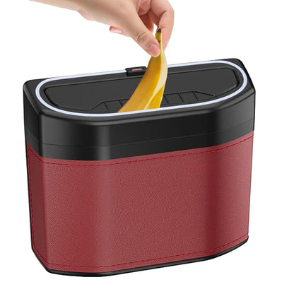 Odor-Proof Car Waste Bin with LED Light - Cofik