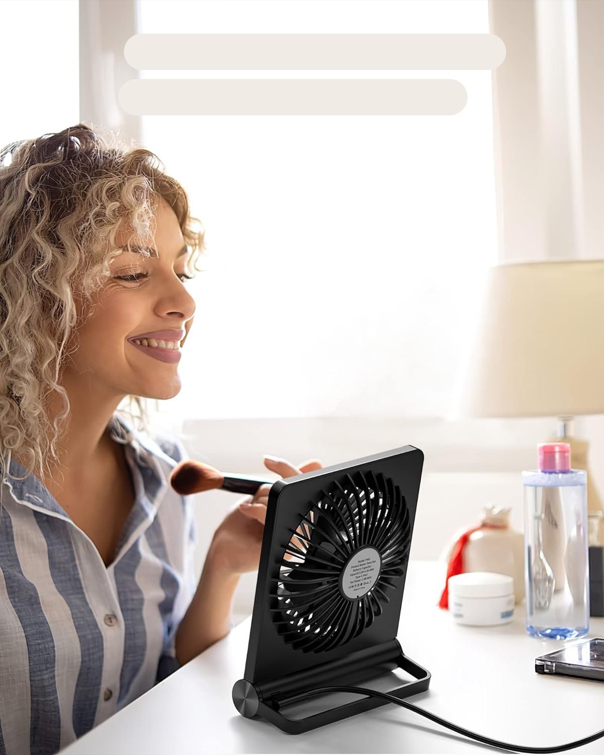 Compact Portable Desk Fan