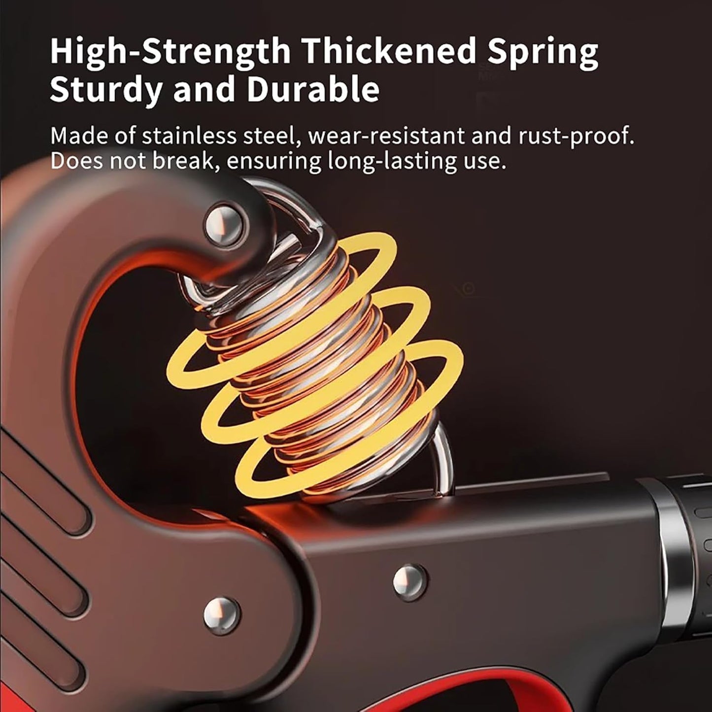 Compact Hand Grip Exerciser with Counter and Non Slip Grip
