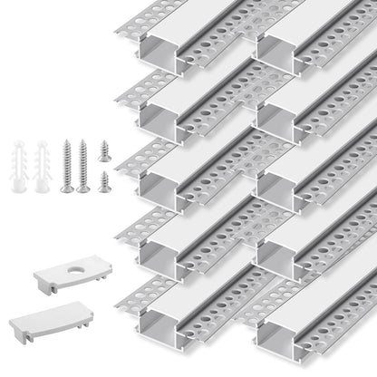 Bright White LED Strip Lighting Kit - 10 Piece Set - Cofik