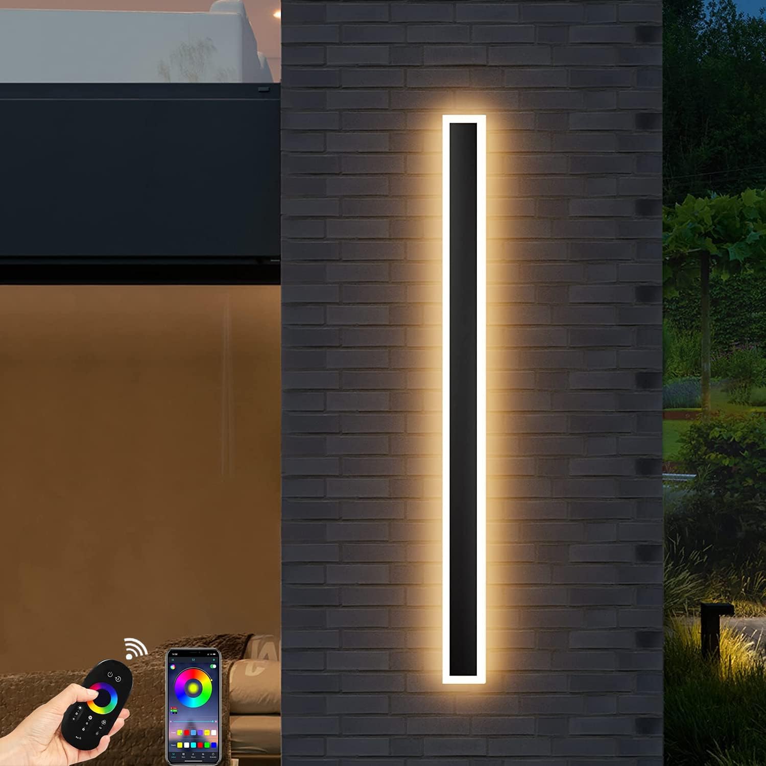 Adjustable Bright Outside LED Wall Light Strip - Cofik