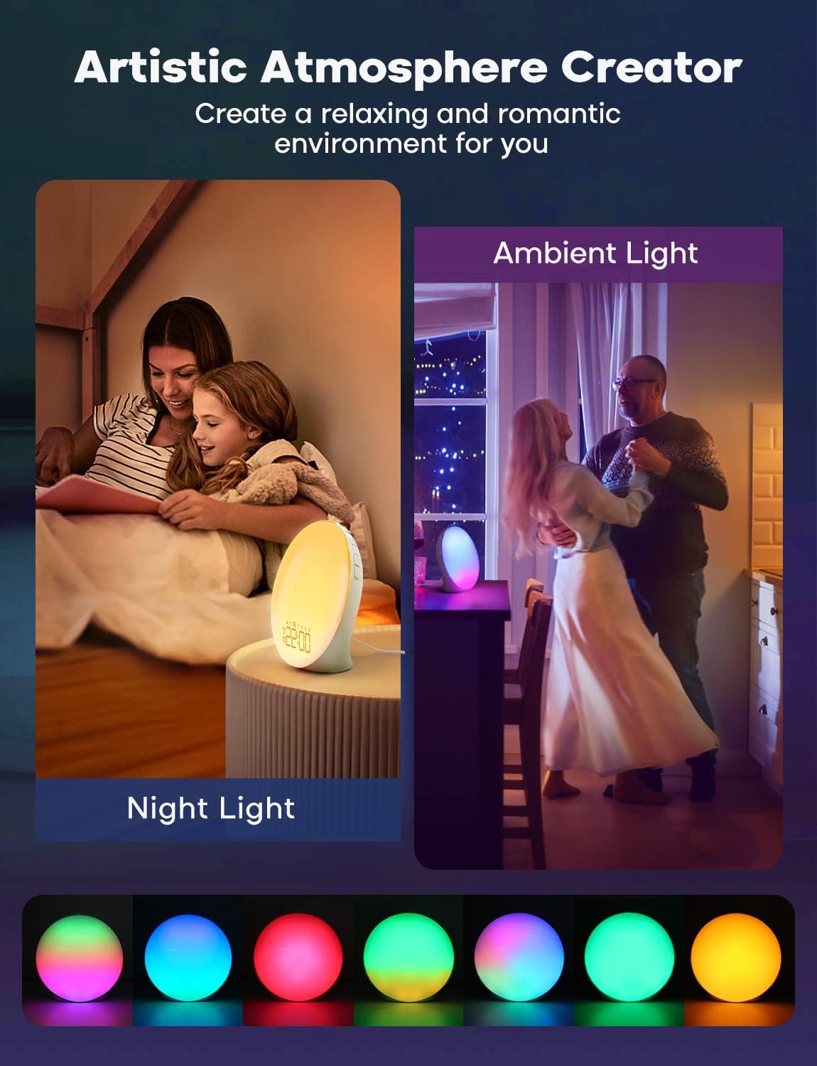 Morning Sunrise Simulation Alarm Clock