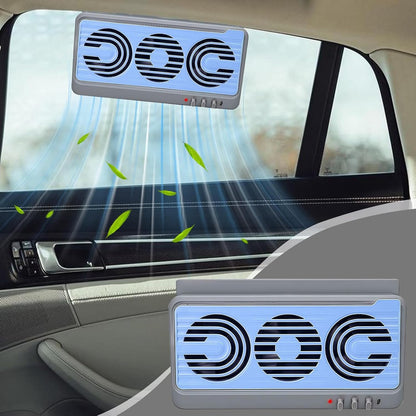 Portable Car Window Vent Cooler Fan