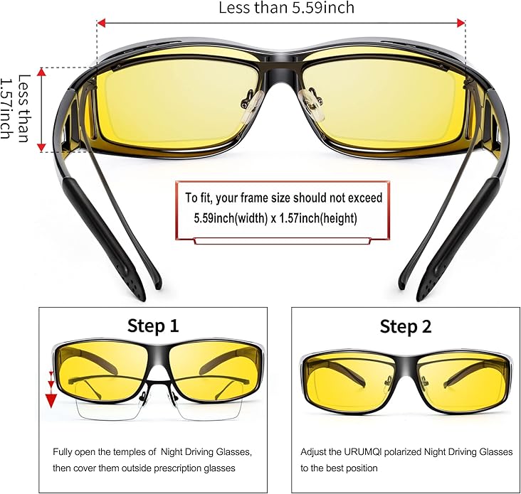 Polarized Night Vision Driving Glasses