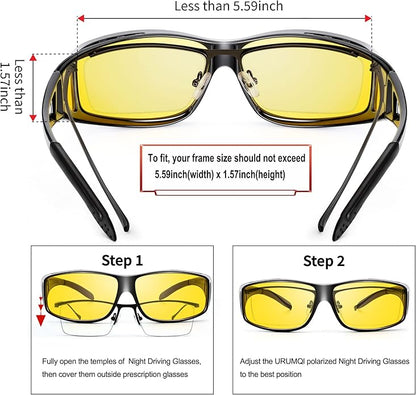 Polarized Night Vision Driving Glasses