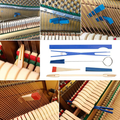 Deluxe 16-Piece Piano Tuner Tool Set with Case