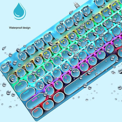 Pro Gamer Keyboard RGB LED Blue Mechanical Keys