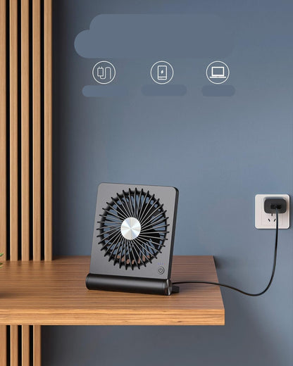 Compact Portable Desk Fan