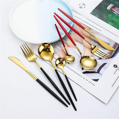 Elegant 24-Piece Silverware Flatware Set for Dining