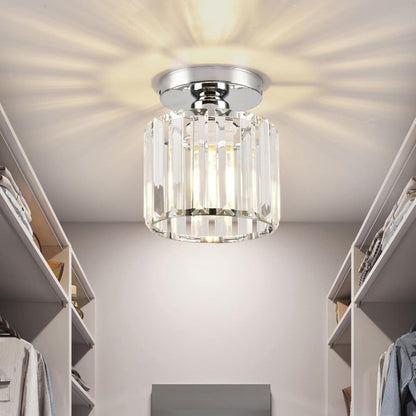 Luxury Glass Semi Flush Ceiling Light