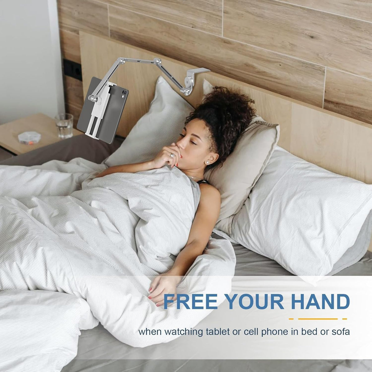 Portable Folding Tablet Stand with 360° Swivel