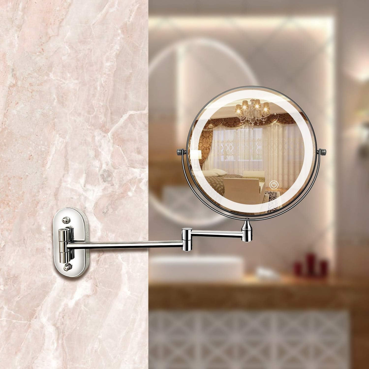 LED Vanity Light with Mirror for Bathroom Makeup - Cofik