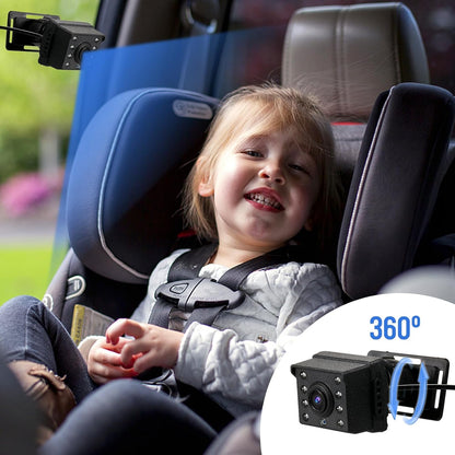 Baby Car Seat Mirror with HD Camera and 4.3 Display