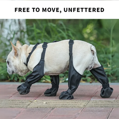 Waterproof Dog Leg Boots with Grip Soles