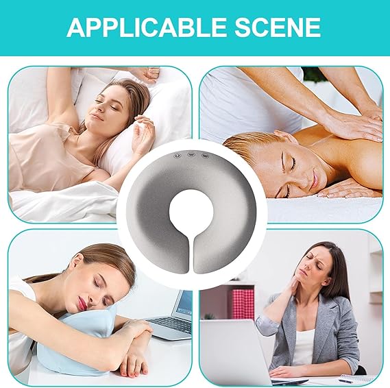 Comfortable Adjustable Massage Pillow Headrest