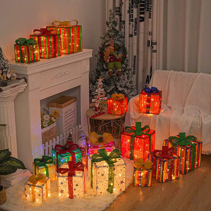 Bright Holiday Christmas Yard Decorations Set