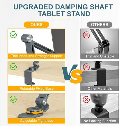 Portable Folding Tablet Stand with 360° Swivel