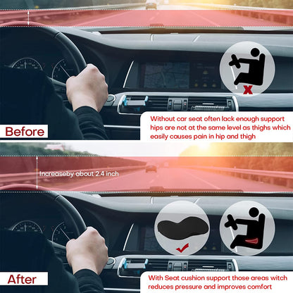 Comfortable Car Seat Pad for Back Support