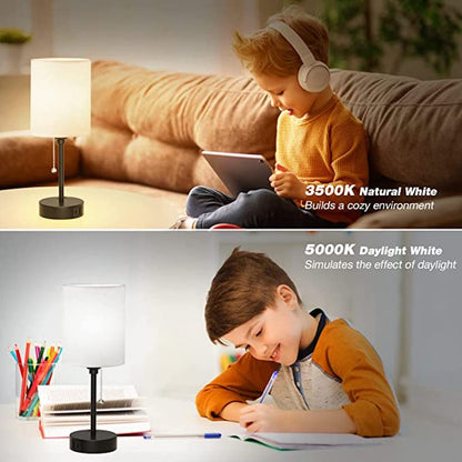 Smart Table Lamp with USB Charging and Color Options