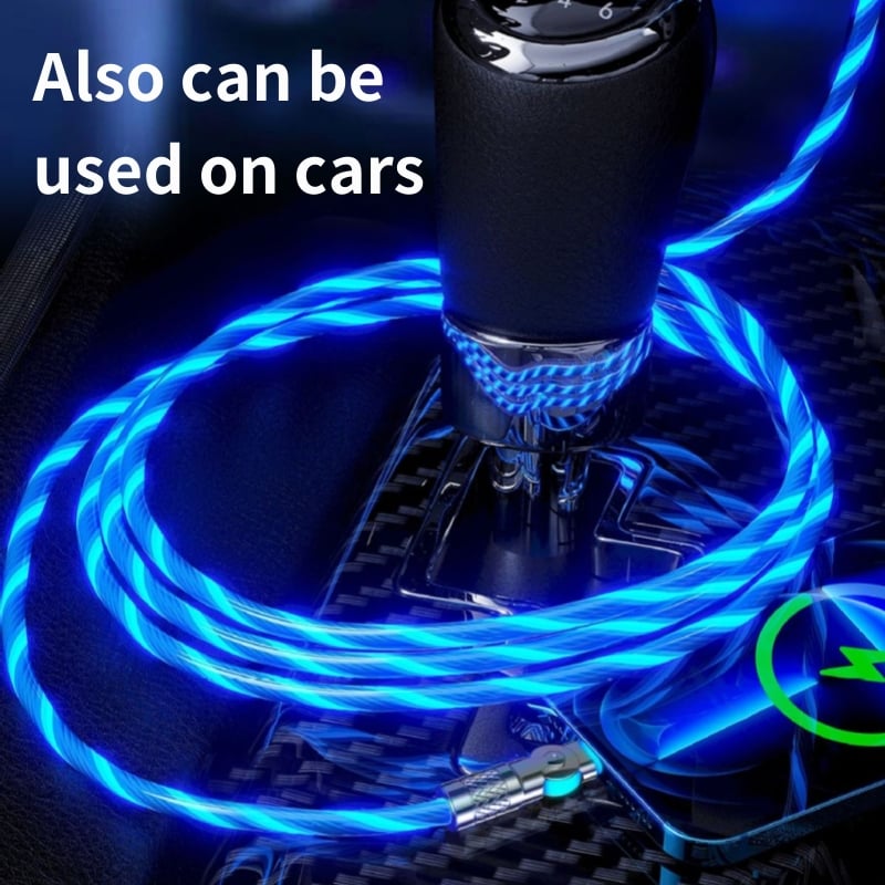 Fast Magnetic Phone Charger Cable with 540° Rotation