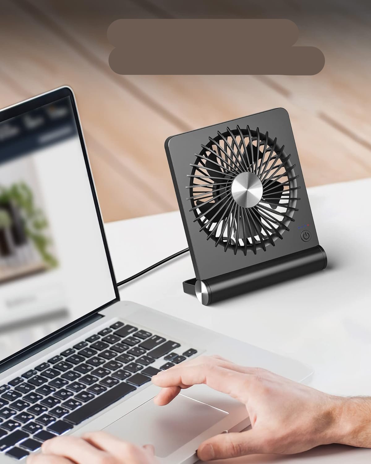 Compact Portable Desk Fan