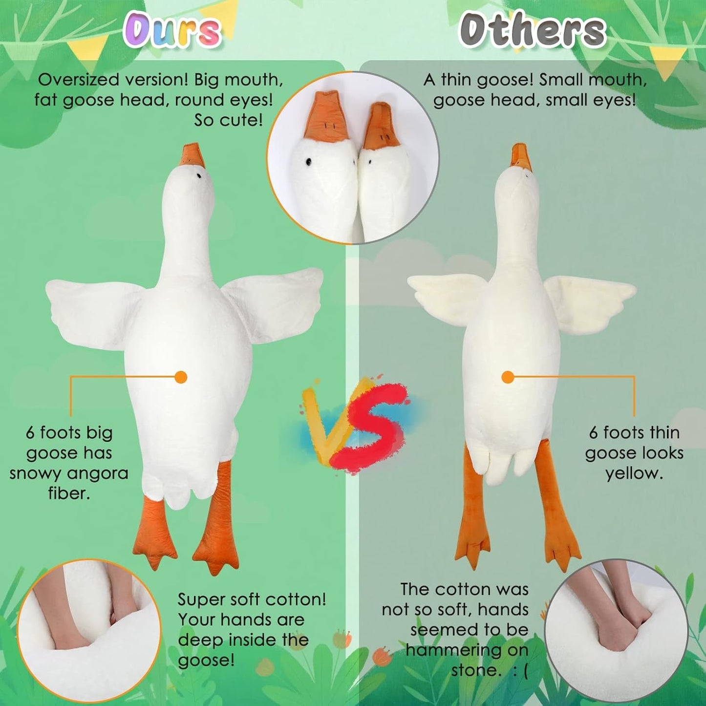 Big Hug Giant Plush Goose Toy