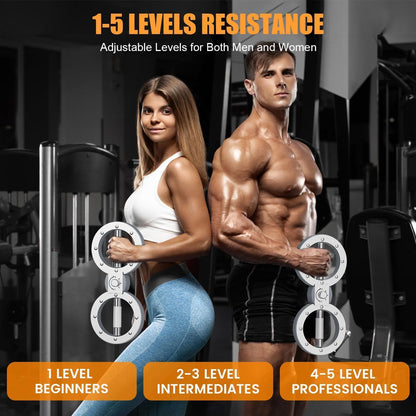 Compact Home Arm Trainer with 12LB Adjustable Resistance