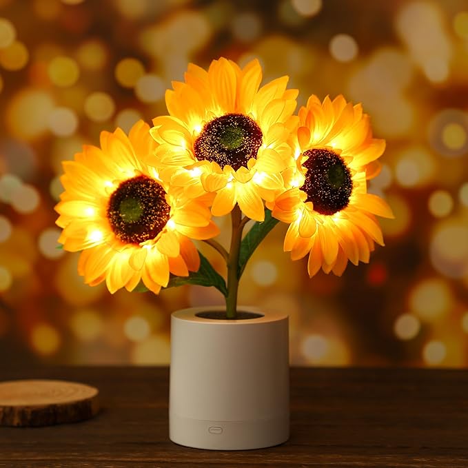 Bright Floral Desk Lamp
