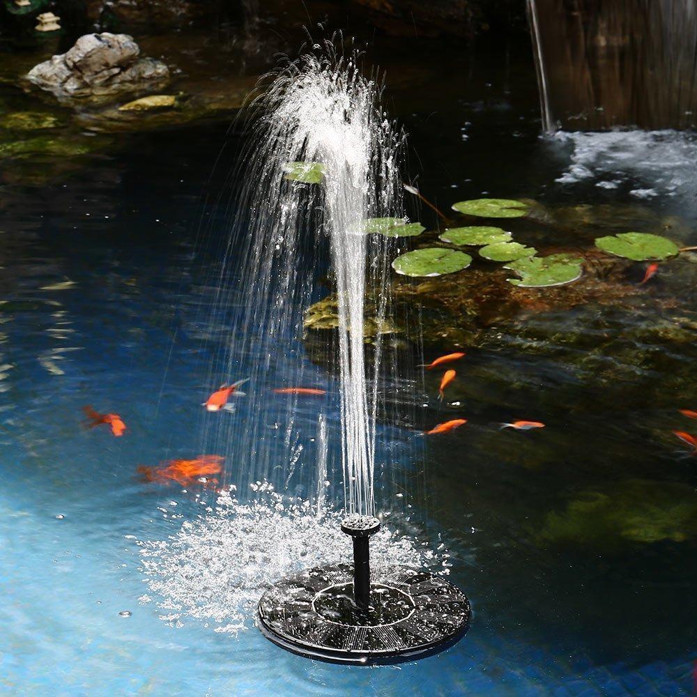 Solar Powered Fountain Pump for Garden and Pond Decor - Cofik