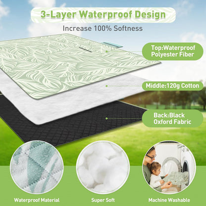 Big Waterproof Outdoor Blanket 200x200cm