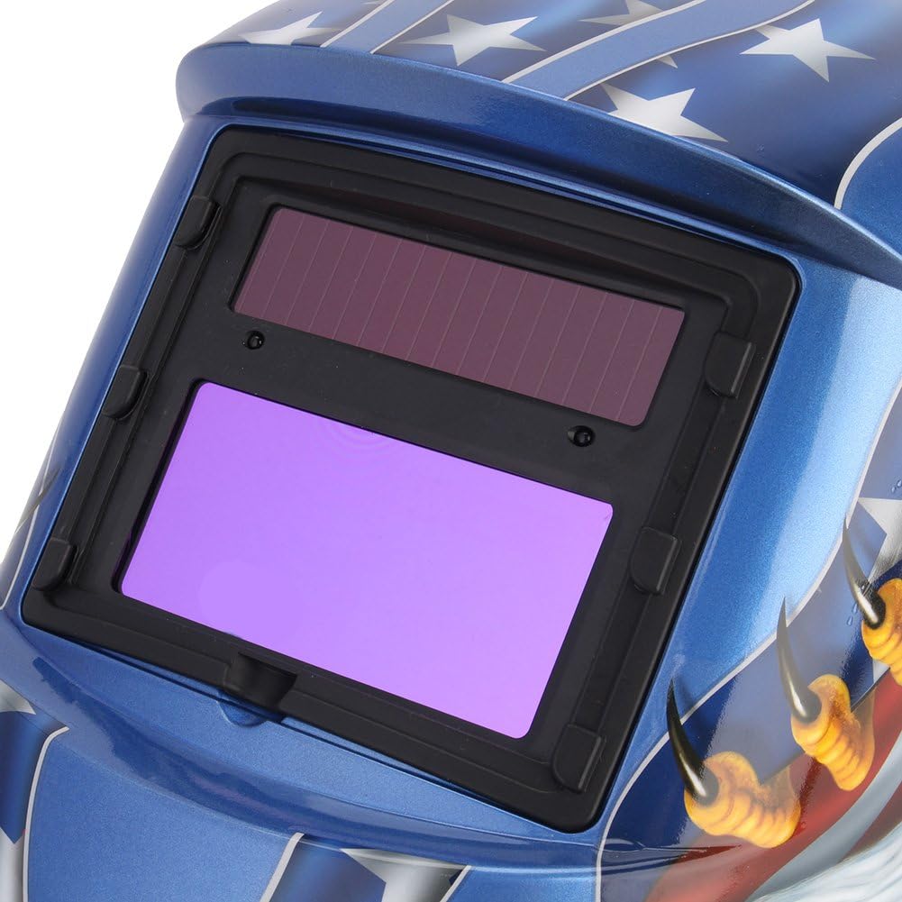 Cofik Auto Darkening Welding Helmet with Clear Wide View Screen