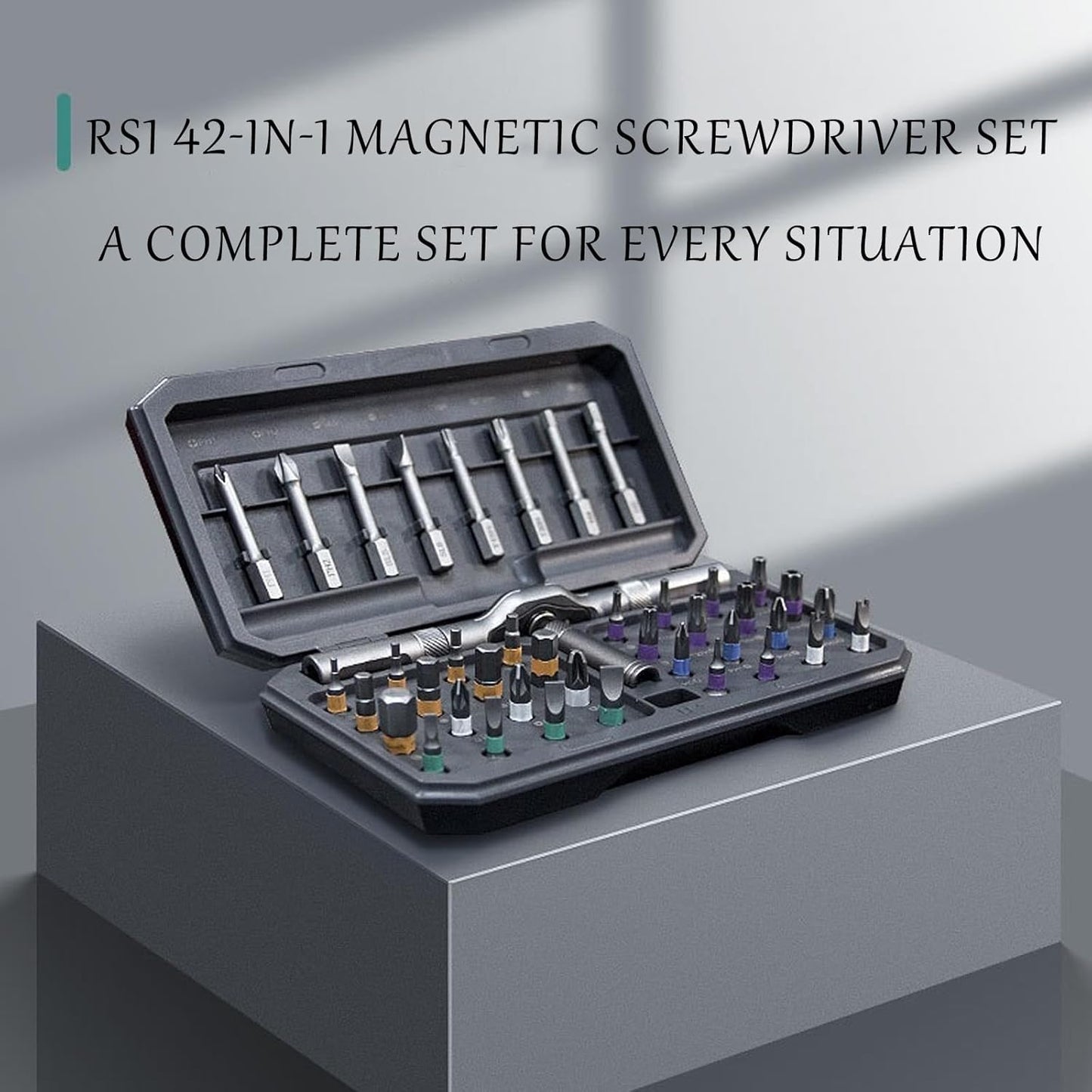 Ultimate 42-Piece Screwdriver Kit with Magnetic Handle
