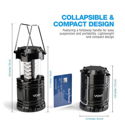 Bright Portable Camp Light – 2 Pack