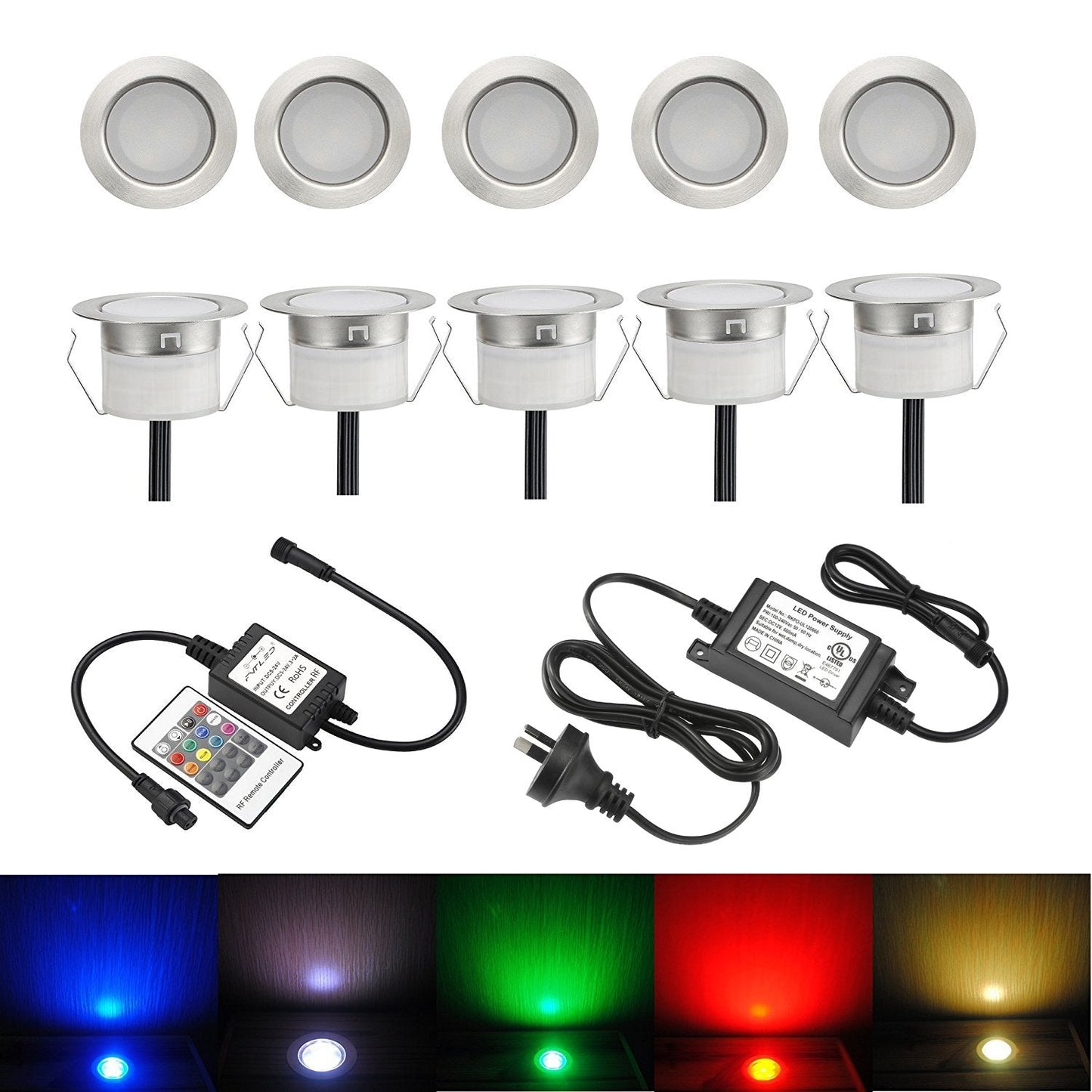 Colorful Outdoor String Lights – 10 Pack