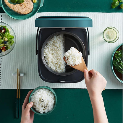 Small Electric Rice Cooker with Steamer and Easy Control
