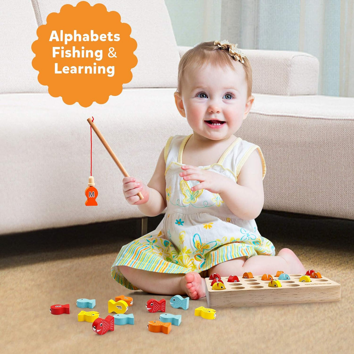 Fun Wooden Fishing Toy Set for Kids