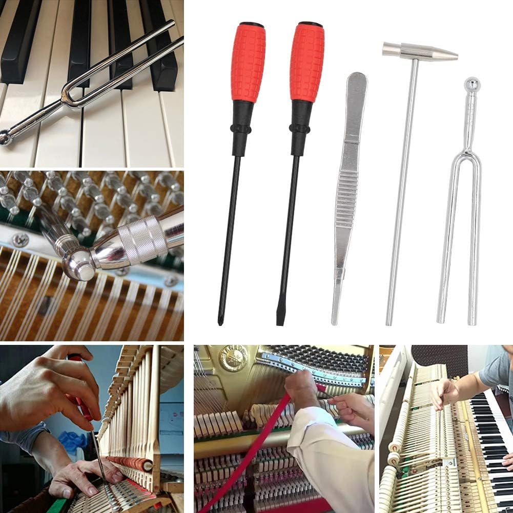 Deluxe 16-Piece Piano Tuner Tool Set with Case
