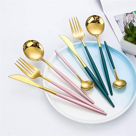 Elegant 24-Piece Silverware Flatware Set for Dining