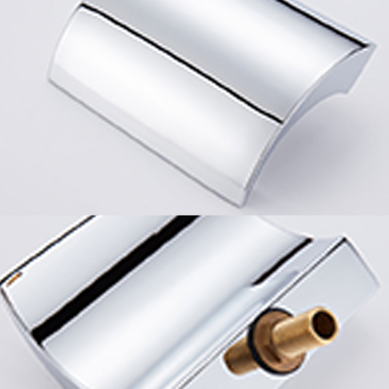Luxury Gold Roman Tub Faucet with Waterfall Spout