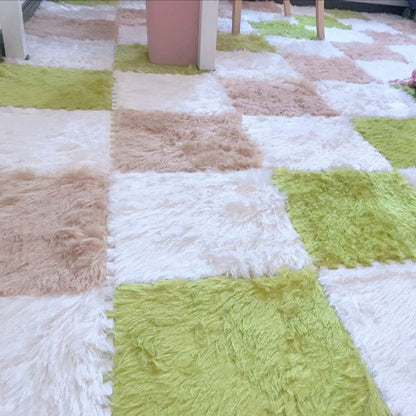 Soft Plush Bedroom Carpet Tiles Stain Resistant Squares